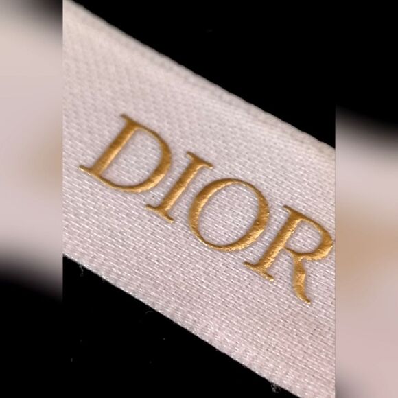 Dior White Ribbon Gold Logo Roll New - Picture 2 of 8